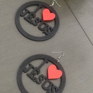 I ❤️Jesus earrings